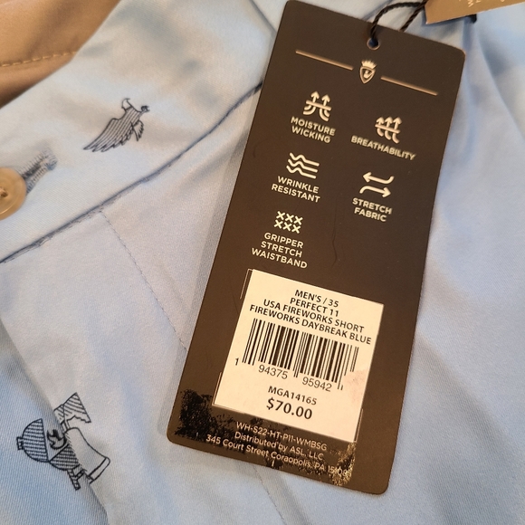 Walter Hagen Golf Short with 4th of July Print - Picture 9 of 9